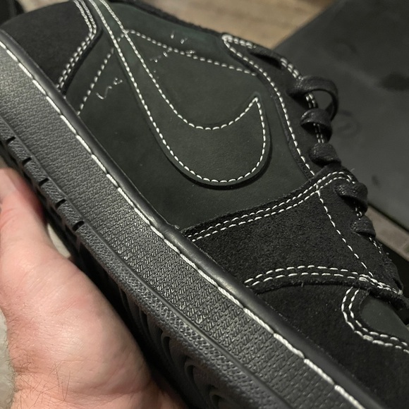 Nike Travis Scott x Air Jordan 1 Low OG - DM7866-162 Phantom Black - sz 11 or 12 - Picture 4 of 16